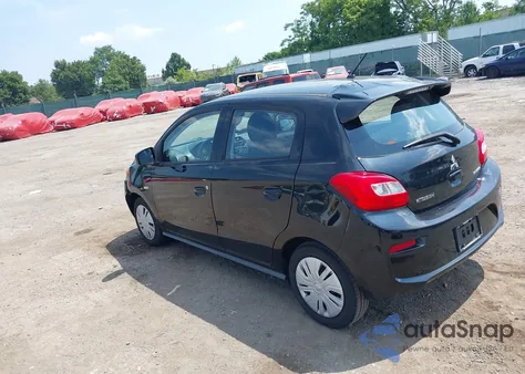 2017 Mitsubishi Mirage Es from USA, damaged, VIN ML32A3HJ1HH011612